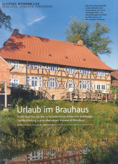 Veröffentlichung: Urlaub im Brauhaus, Schöner Wohnen, Heft 2/2004